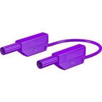 safety test lead banana jack 4 mm banana jack 4 mm 2 m violet multicon ...