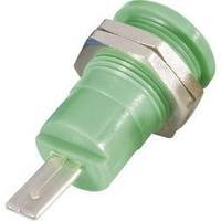 Safety jack socket Socket, vertical vertical Pin diameter: 4 mm Green Schnepp BU 4600 gr 1 pc(s)