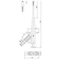 safety terminal 4 mm jack connector cat iii 1000 v black red multicont ...