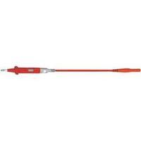 Safety test lead [ Banana jack 4 mm - Test probe] 1.50 m Red MultiContact XSPP-419/SIL