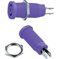 safety jack socket socket vertical vertical pin diameter 4 mm violet m ...