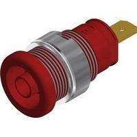 Safety jack socket Socket, vertical vertical Pin diameter: 4 mm Red SKS Hirschmann SEB 2600 G M4 1 pc(s)