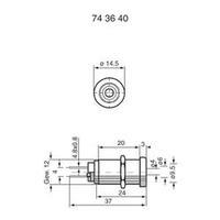 safety jack socket socket vertical vertical pin diameter 4 mm red mult ...