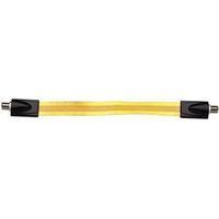 SAT Cable [1x F socket - 1x F socket] 0.25 m 75 dB gold plated connectors, Window duct Transparent Axing