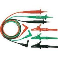 Safety test lead et [ 4 mm plug - Test probe] 1.25 m Red, Black, Green Cliff CIH3021