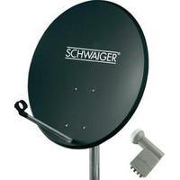 sat system wo receiver 4 schwaiger 60 cm