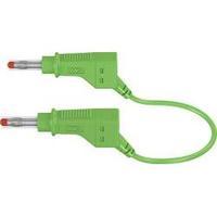 safety test lead banana jack 4 mm banana jack 4 mm 1 m green multicont ...