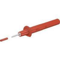 Safety test probe 4 mm jack connector CAT II 1000 V Red MultiContact XPP-80/2-19 ROT