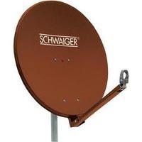 SAT antenna 75 cm Schwaiger SPI710.2 Reflective material: Aluminium Brick red