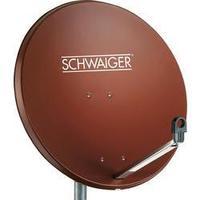 SAT antenna 75 cm Schwaiger SPI998.2 Reflective material: Aluminium Brick red