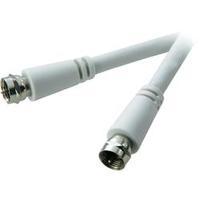 SAT Cable [1x F plug - 1x F plug] 7.50 m 90 dB White SpeaKa Professional