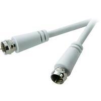 sat cable 1x f plug 1x f plug 3 m 75 db white speaka professional