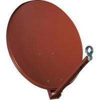 SAT antenna 75 cm Gibertini OP 75 XP ALU ziegelrot Reflective material: Aluminium Red