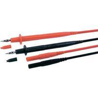 Safety test lead et [ Banana jack 4 mm - Test probe] 1 m Black, Red MultiContact XPF-414 100 CM