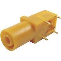 Safety jack socket Socket, right angle Pin diameter: 4 mm Yellow Cliff FCR7350Y 1 pc(s)