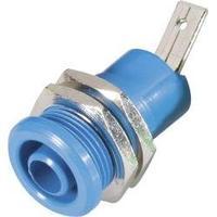 safety jack socket socket vertical vertical pin diameter 4 mm blue sch ...