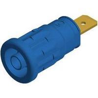 Safety jack socket Socket, vertical vertical Pin diameter: 4 mm Blue SKS Hirschmann SEP 2620 F6.3 1 pc(s)