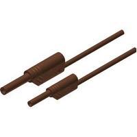 safety test lead banana jack 4 mm banana jack 2 mm 1 m brown sks hirsc ...