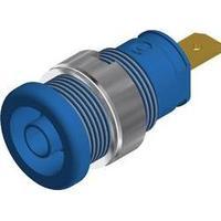 Safety jack socket Socket, vertical vertical Pin diameter: 4 mm Blue SKS Hirschmann SEB 2600 G M4 1 pc(s)