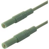 Safety test lead [ Banana jack 4 mm - Banana jack 4 mm] 2 m Green SKS Hirschmann MLS GG 200/1 gn