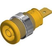 Safety jack socket Socket, vertical vertical Pin diameter: 4 mm Yellow SKS Hirschmann SEB 2610 F6.3 1 pc(s)