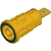 Safety jack socket Socket, vertical vertical Pin diameter: 4 mm Yellow-green SKS Hirschmann SEP 2620 F6.3 1 pc(s)