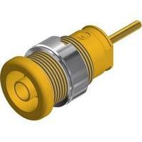 Safety jack socket Socket, vertical vertical Pin diameter: 4 mm Yellow SKS Hirschmann SEB 2610 F6.3 1 pc(s)