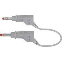 safety test lead banana jack 4 mm banana jack 4 mm 2 m grey multiconta ...