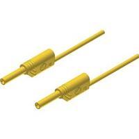 Safety test lead [ Banana jack 2 mm - Banana jack 2 mm] 2 m Yellow SKS Hirschmann MVL S 200/1 Au