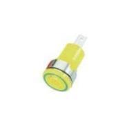 Safety jack socket Socket, vertical vertical Pin diameter: 4 mm Green-yellow MultiContact SLB 4-F6.3 1 pc(s)