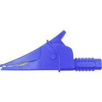 Safety terminal 4 mm jack connector CAT III 1000 V Blue Cliff