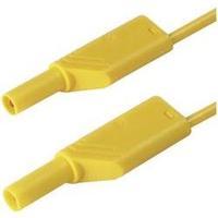 Safety test lead [ Banana jack 4 mm - Banana jack 4 mm] 2 m Yellow SKS Hirschmann MLS WS 200/2, 5 ge