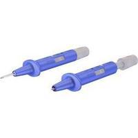 Safety test probe 4 mm jack connector CAT IV, CAT II Blue MultiContact XSAP-2R