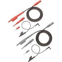 Safety test lead et [ Test probe, Terminals - 4 mm socket] 1.2 m Red, Grey Fluke