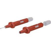 Safety test probe 4 mm jack connector CAT IV, CAT II Red MultiContact XSAP-2R