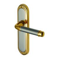 Saturn Door Handle Pair - Lock Plate Apollo