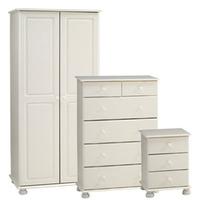 Salisbury White Complete Bedroom Set