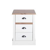 Sandringham Bedside Table White