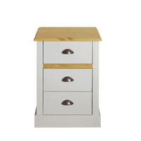 sandringham bedside table grey