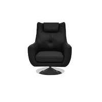 sanza leather swivel armchair