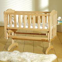 Saplings Deluxe Glider Crib-Natural