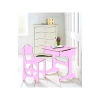 Saplings Desk & Chair-Candy Floss/Pink