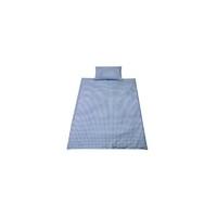 Saplings Cot Bed Duvet Cover & Pillowcase Set-Blue Gingham