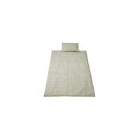 Saplings Cot Bed Duvet Cover & Pillowcase Set-Beige Gingham