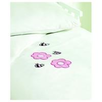 Saplings Cot Bed Duvet Cover & Pillowcase Set-Pinkie Bee