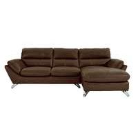 Salvador Leather Corner Chaise