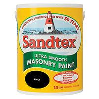 Sandtex Smooth Masonry Black 5L