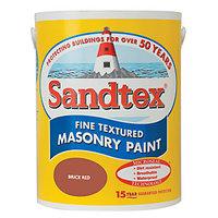 Sandtex Textured Masonry Brick Red 5L