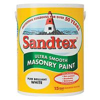 Sandtex Smooth Masonry Pure Brilliant White 5L