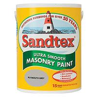 Sandtex Smooth Masonry Plymouth Grey 5L